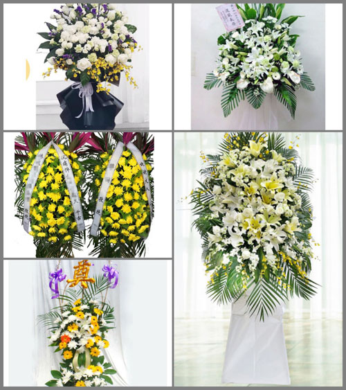 江西九江湖口县流芳乡白事花篮预定