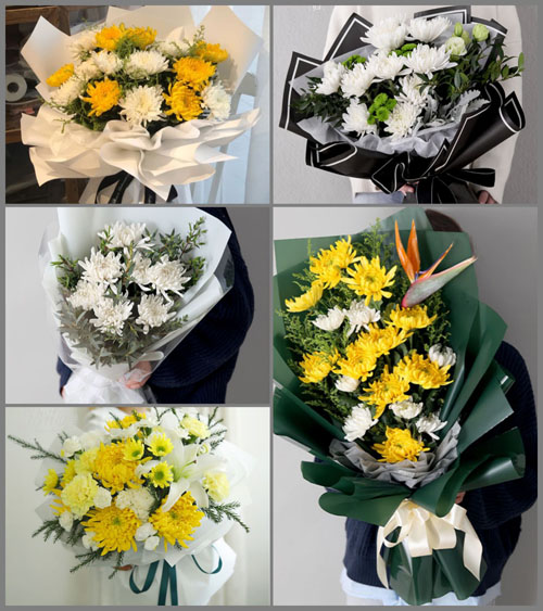 江西九江湖口县流芳乡白事花束代送